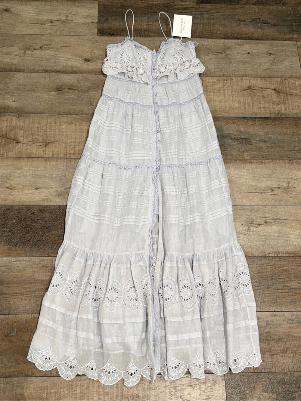 Isabel Marant Paule broderie anglaise cotton maxi dress - Picture 4 of 12